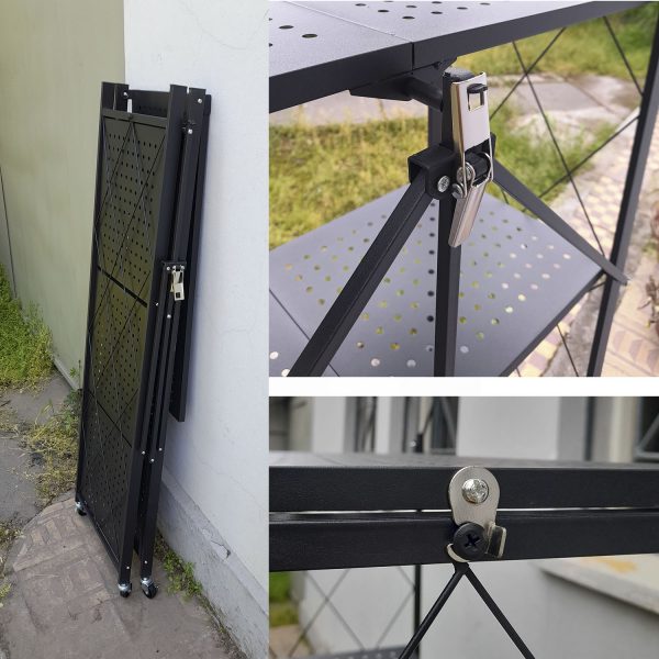 Estante plegable 4n Negro - Imagen 4