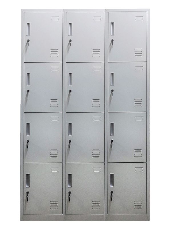 Locker Oficina 3 Cuerpos 4 Puertas