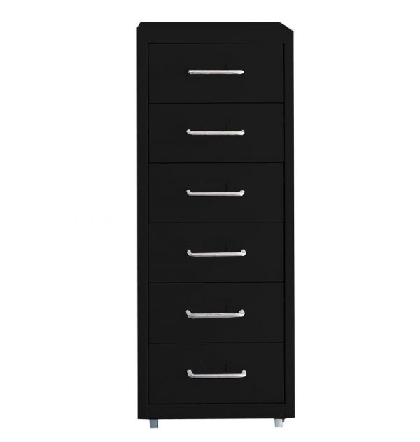 OUTLET - Cajonera 6 Cajones Negra