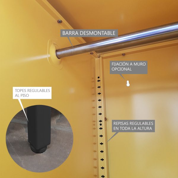 LOCKER COLOR NEGRO - Imagen 5